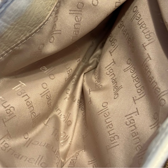 Tignanello Purse Signature Fabric And Leather Satchel - Picture 10 of 11
